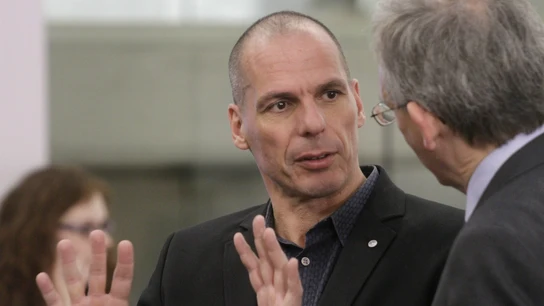 Varoufakis, en la cumbre de Riga Varoufakis, en la cumbre de Riga
