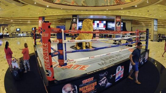 Se agotan mil entradas sacadas a la venta para el combate entre Maywather y Pacquiao en un minuto