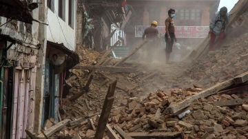 Imagen de la devastación en Nepal