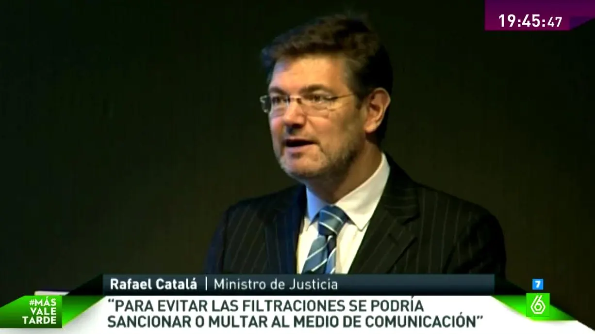 Rafael Catalá durante un discurso