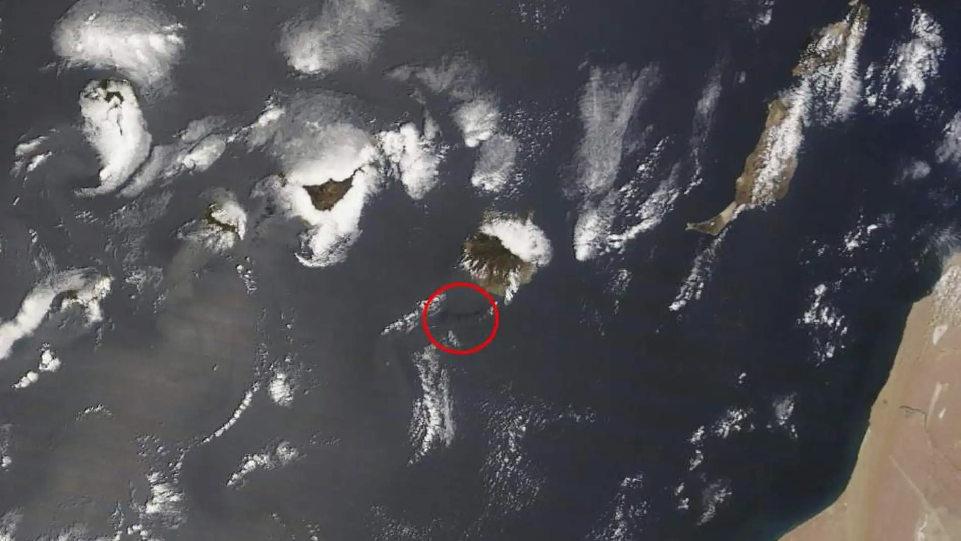 Imagen captada por el satélite Terra de