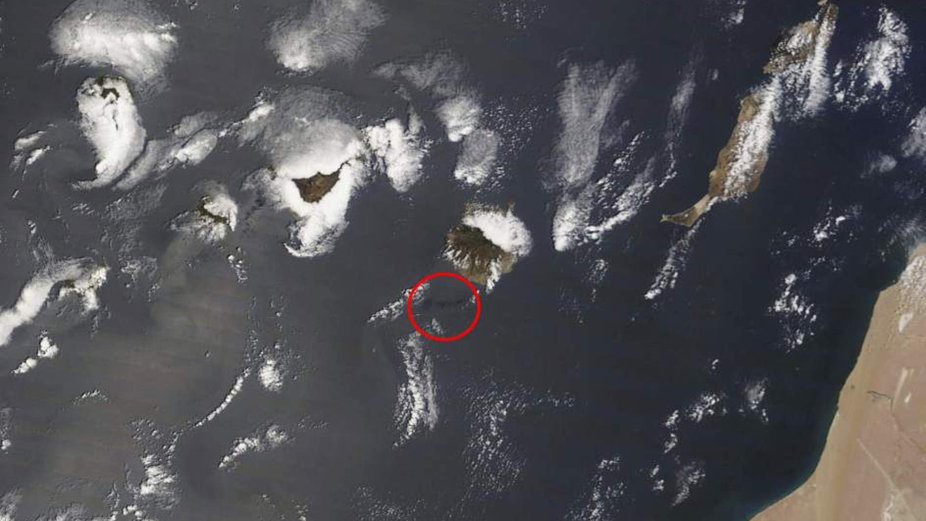 Imagen captada por el satélite Terra de