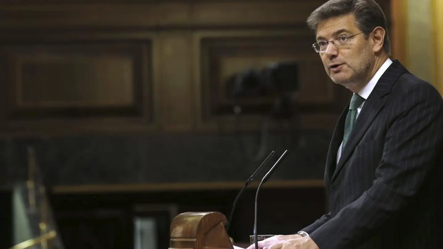 El ministro de Justicia, Rafael Catalá El ministro de Justicia, Rafael Catalá