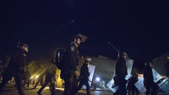 Polícia antidisturbios en EEUU Polícia antidisturbios en EEUU