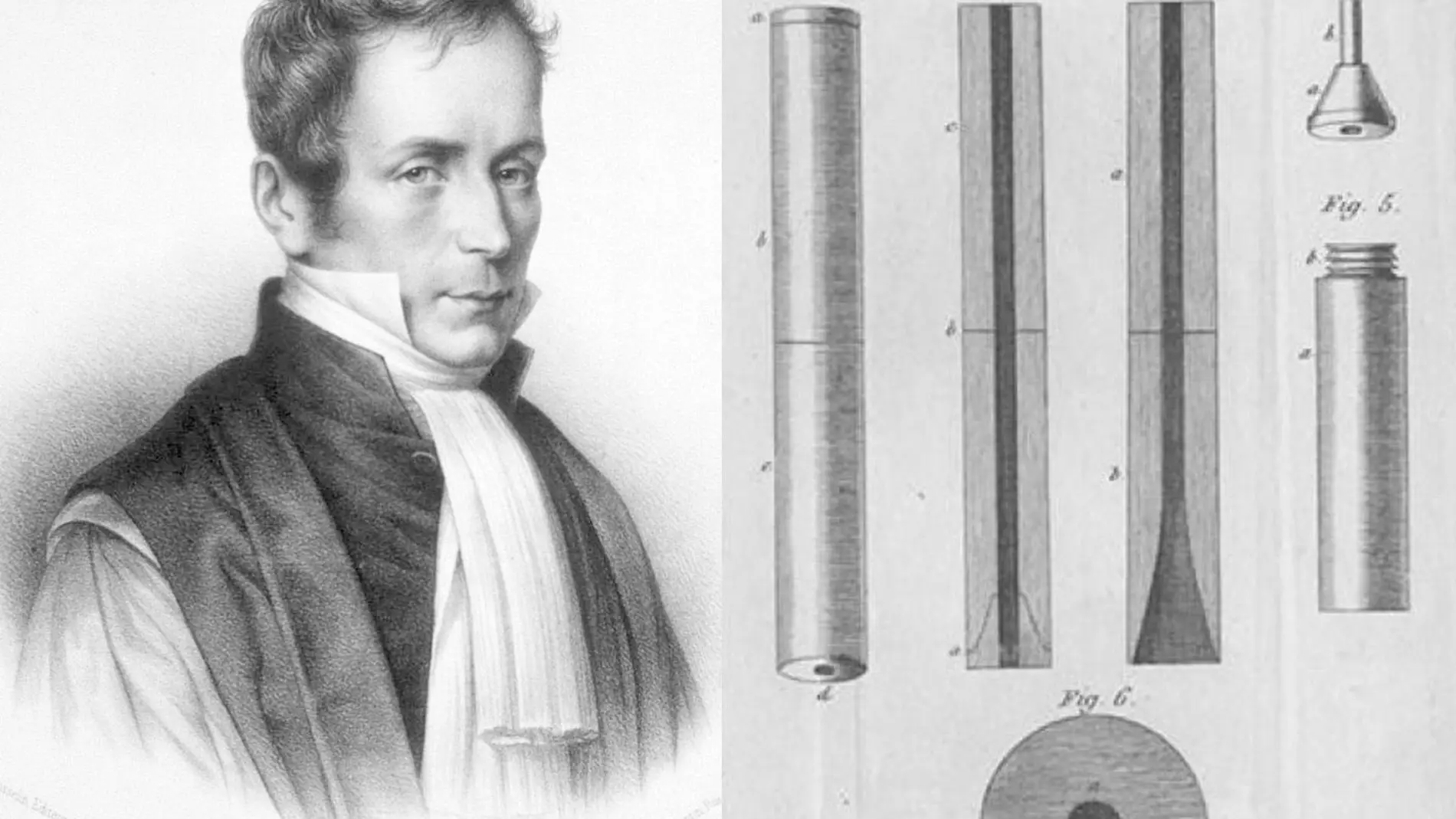 René Laënnec y su primer estetoscopio