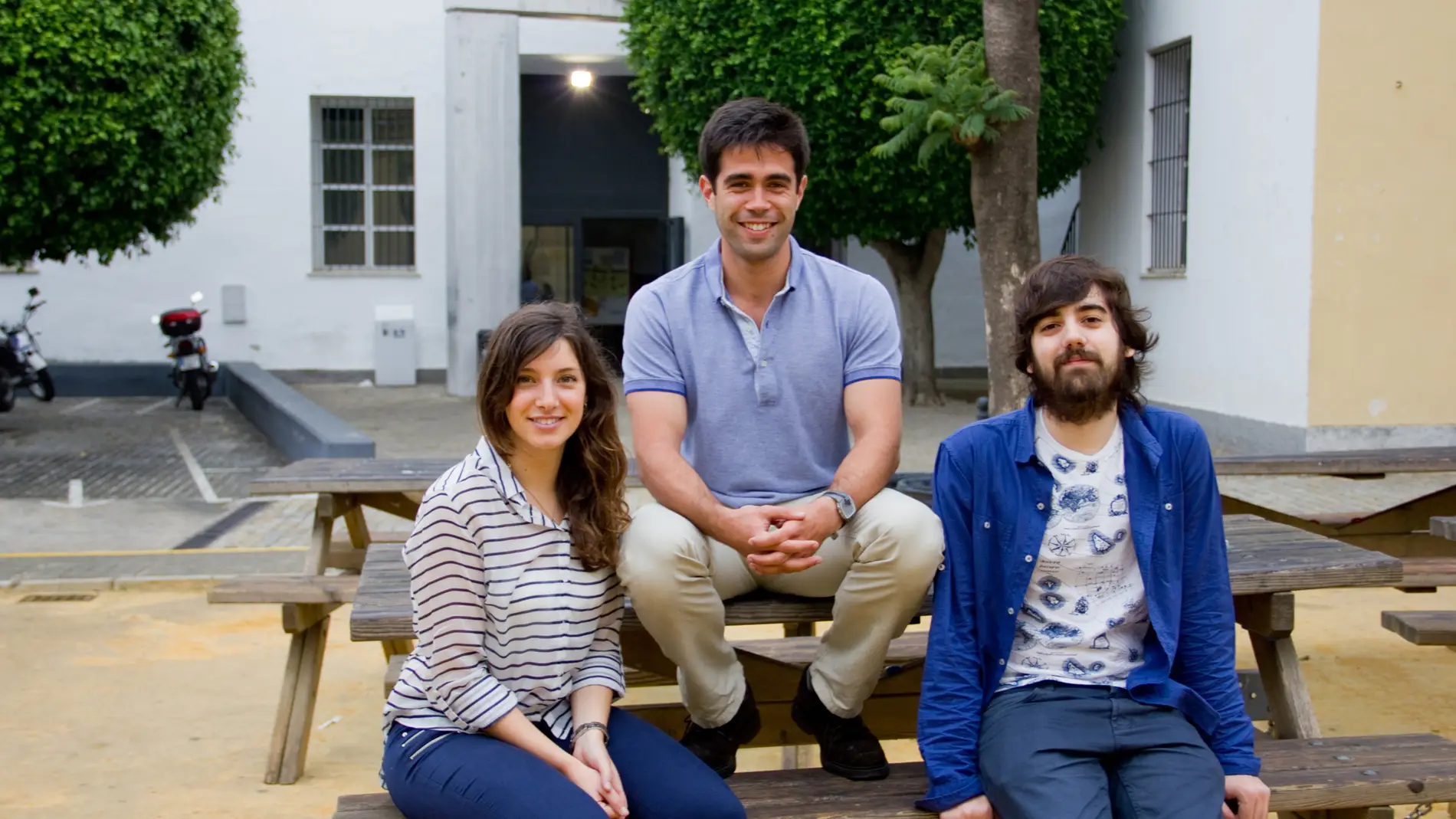 Tres de los promotores de la plataforma