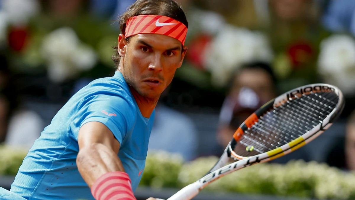 Rafael Nadal en el Mutua Madrid Open