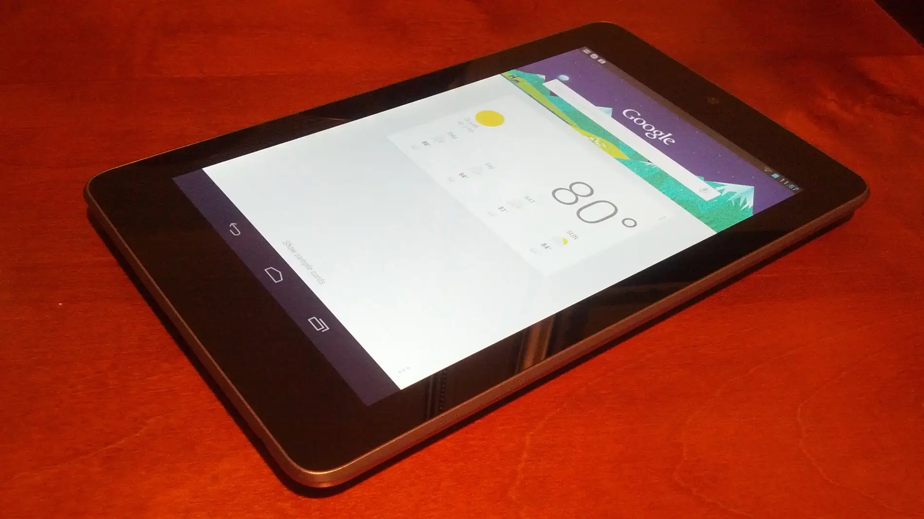 Nexus 7 con Google Now