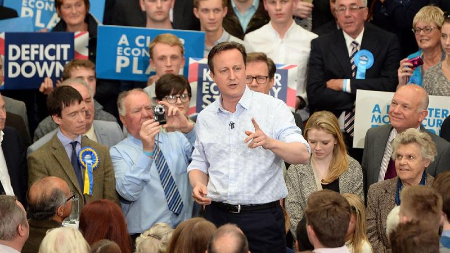 El primer ministro brit&aacute;nico, David Cameron