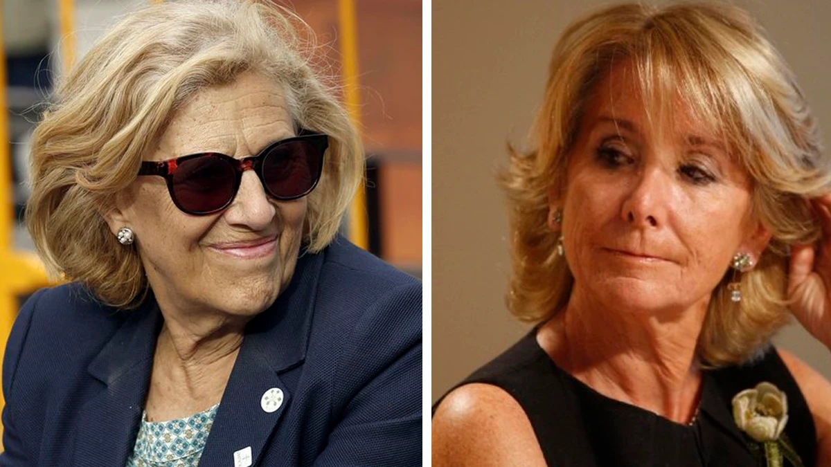 Manuela Carmena y Esperanza Aguirre