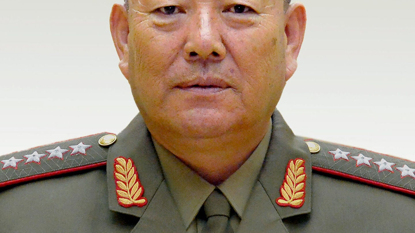 Hyon Yong-chol, ministro de Defensa norcoreano