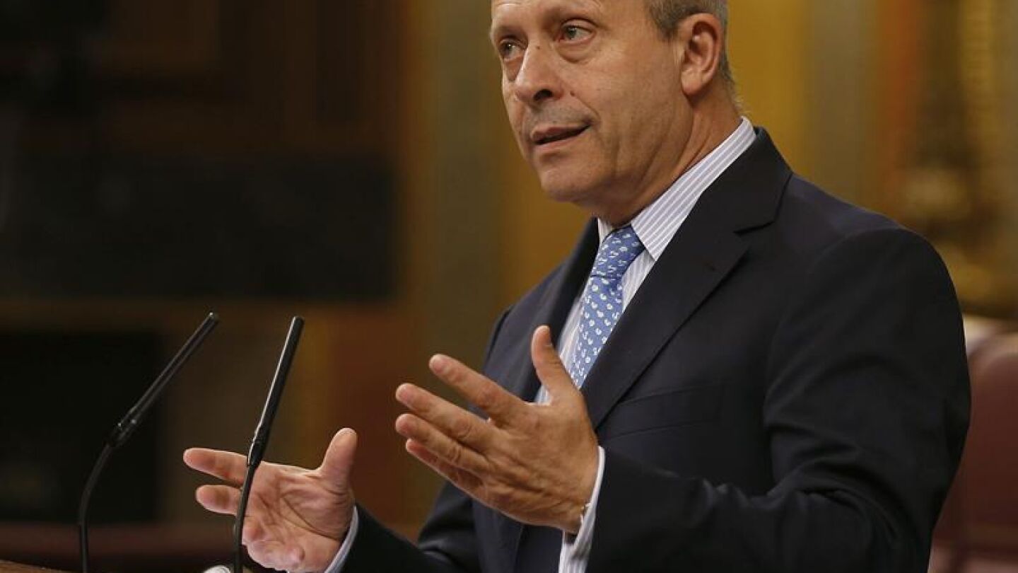 El ministro de Educaci&oacute;n y Cultura, Jos&eacute; Ignacio Wert
