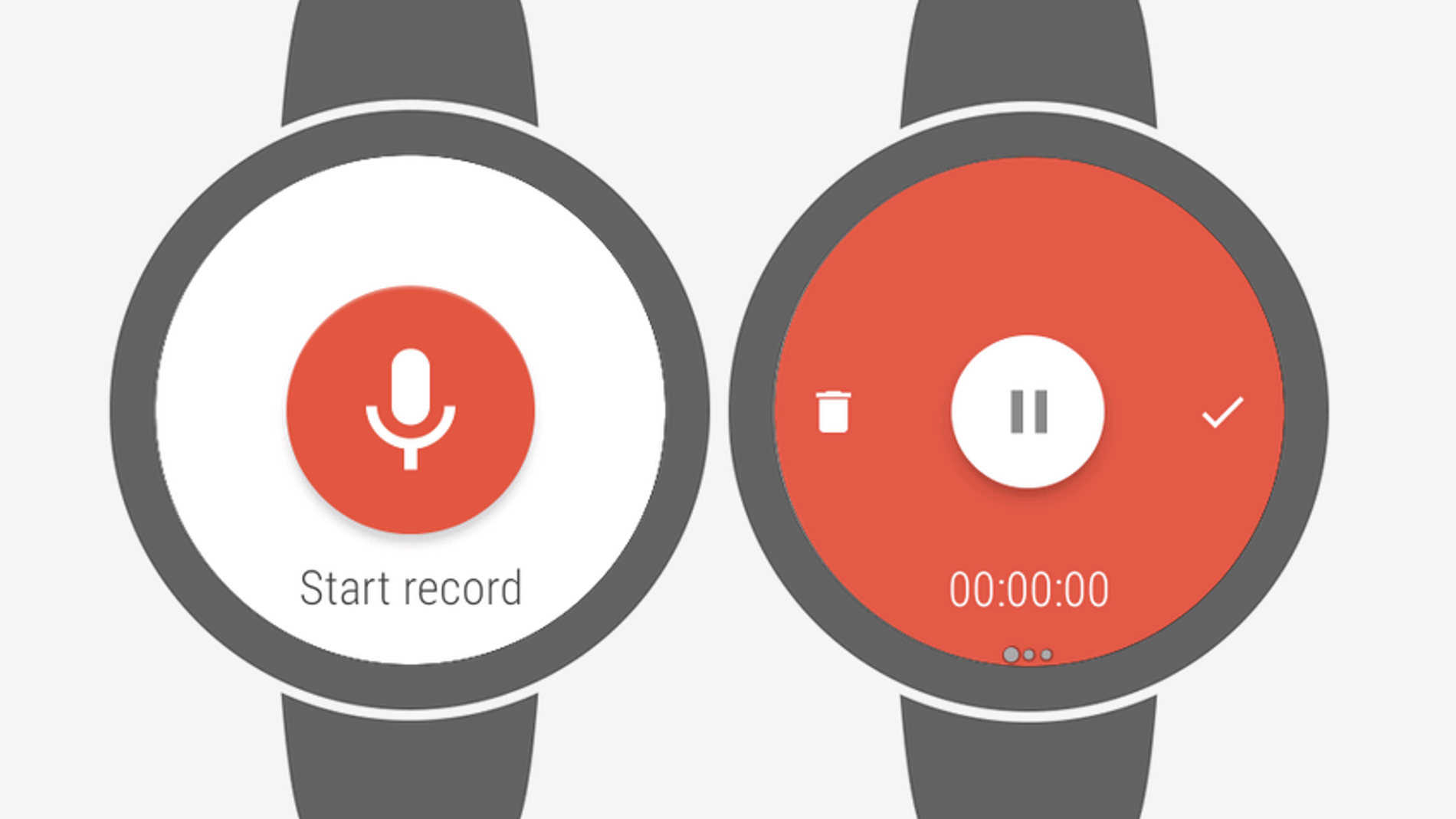 Grabadora para Android Wear