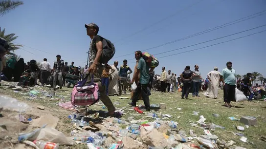 6.000 desplazados huyen de la ciudad de Ramadi, en Irak 6.000 desplazados huyen de la ciudad de Ramadi, en Irak