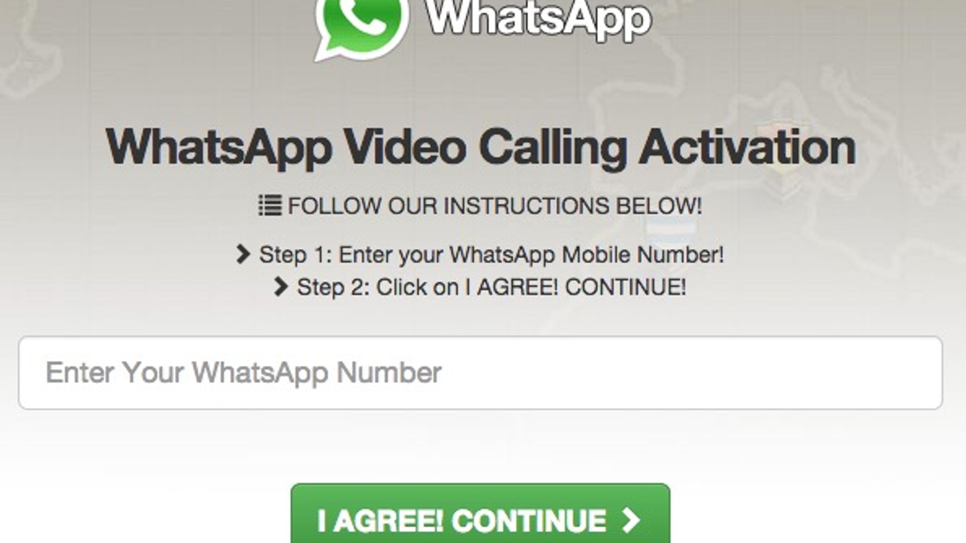 Captura de la web de la nueva amenaza de seguridad en WhatsApp