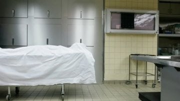 Depósito de cadáveres de un hospital