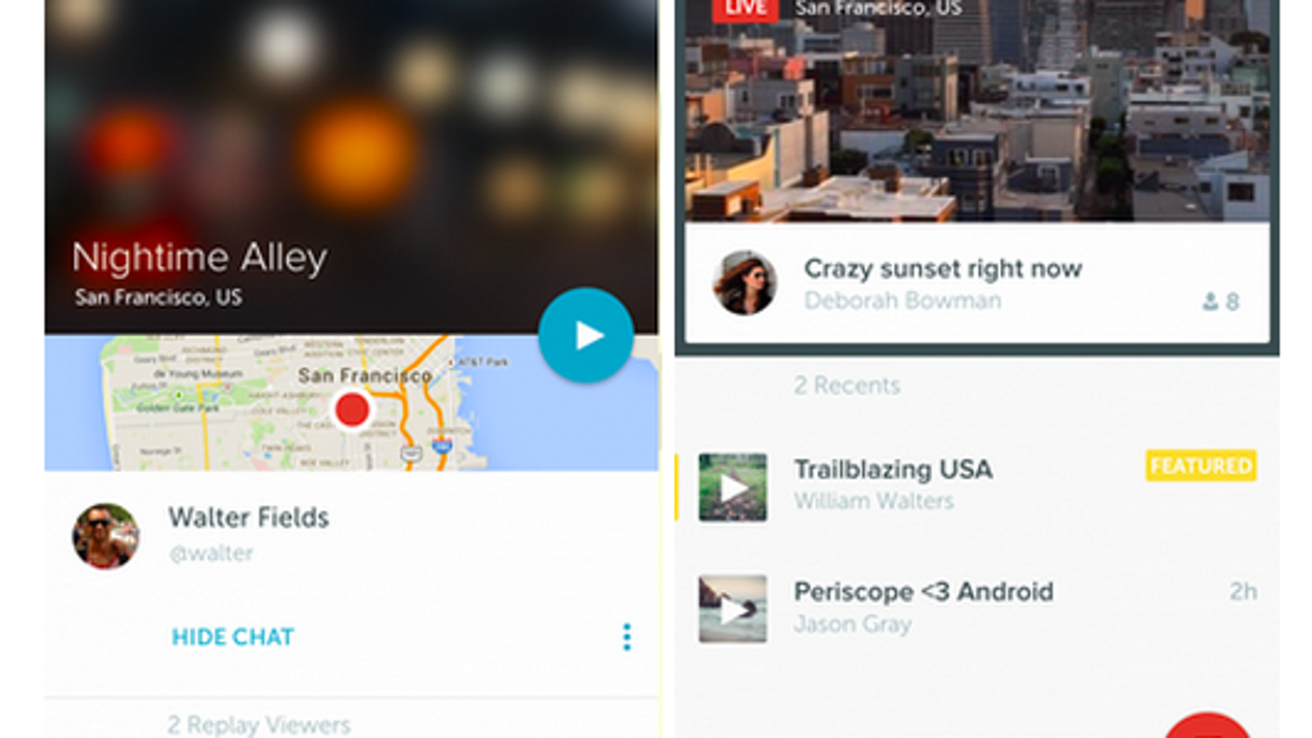 Periscope en Android