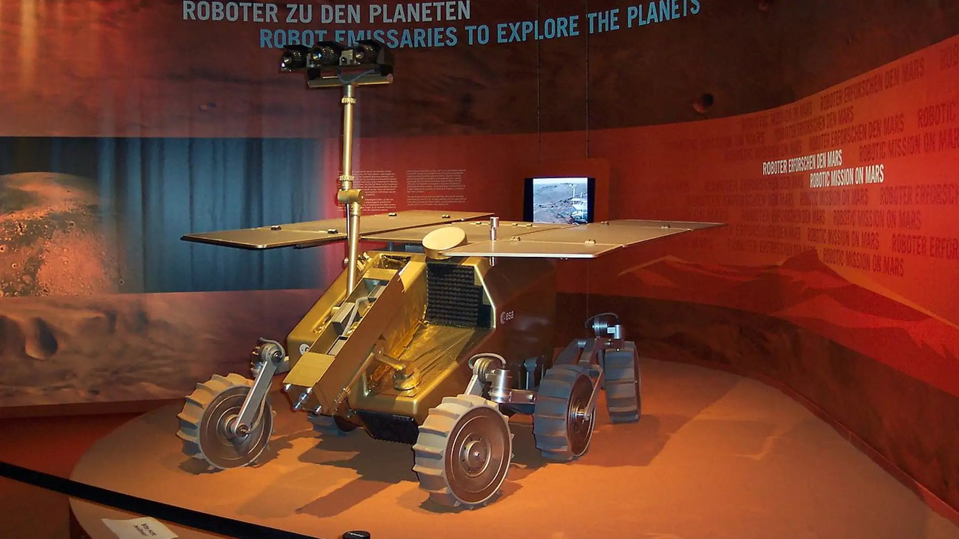 Modelo quasi-definitivo del rover ExoMars