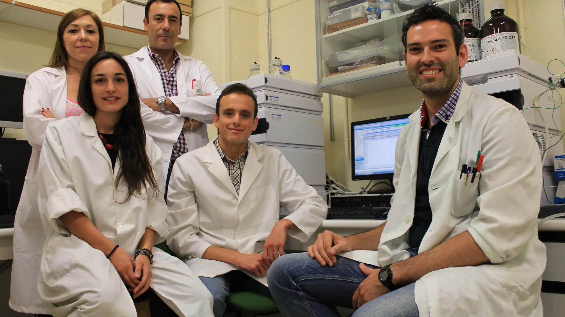 Parte del equipo investigador de la UGR,