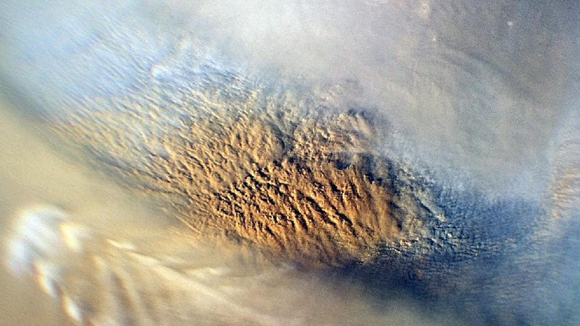 Tormenta de polvo en Marte