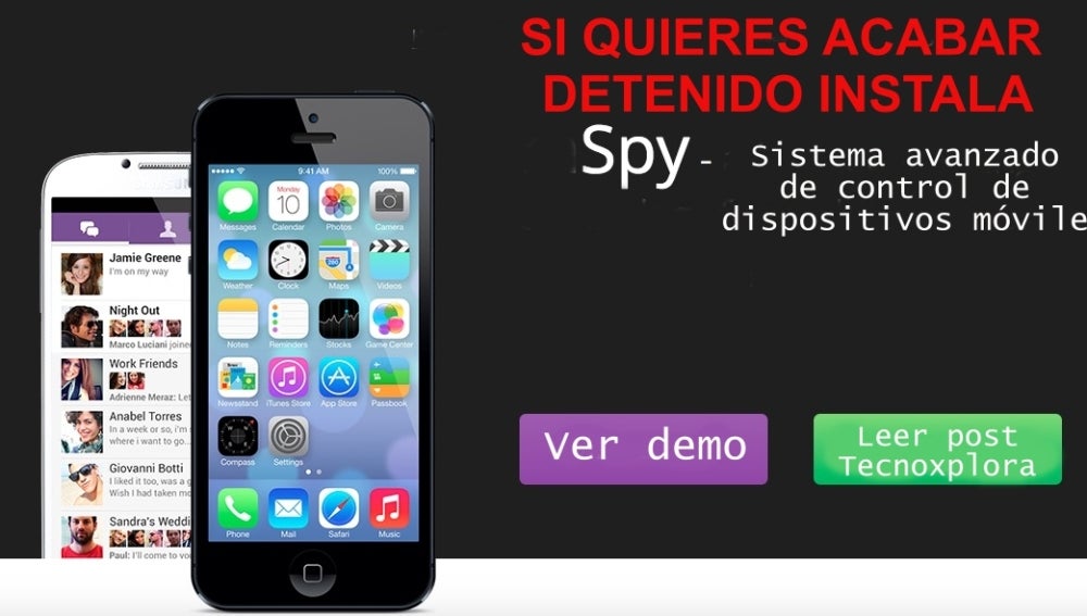 iPhone App Spy es completamente indetectable.