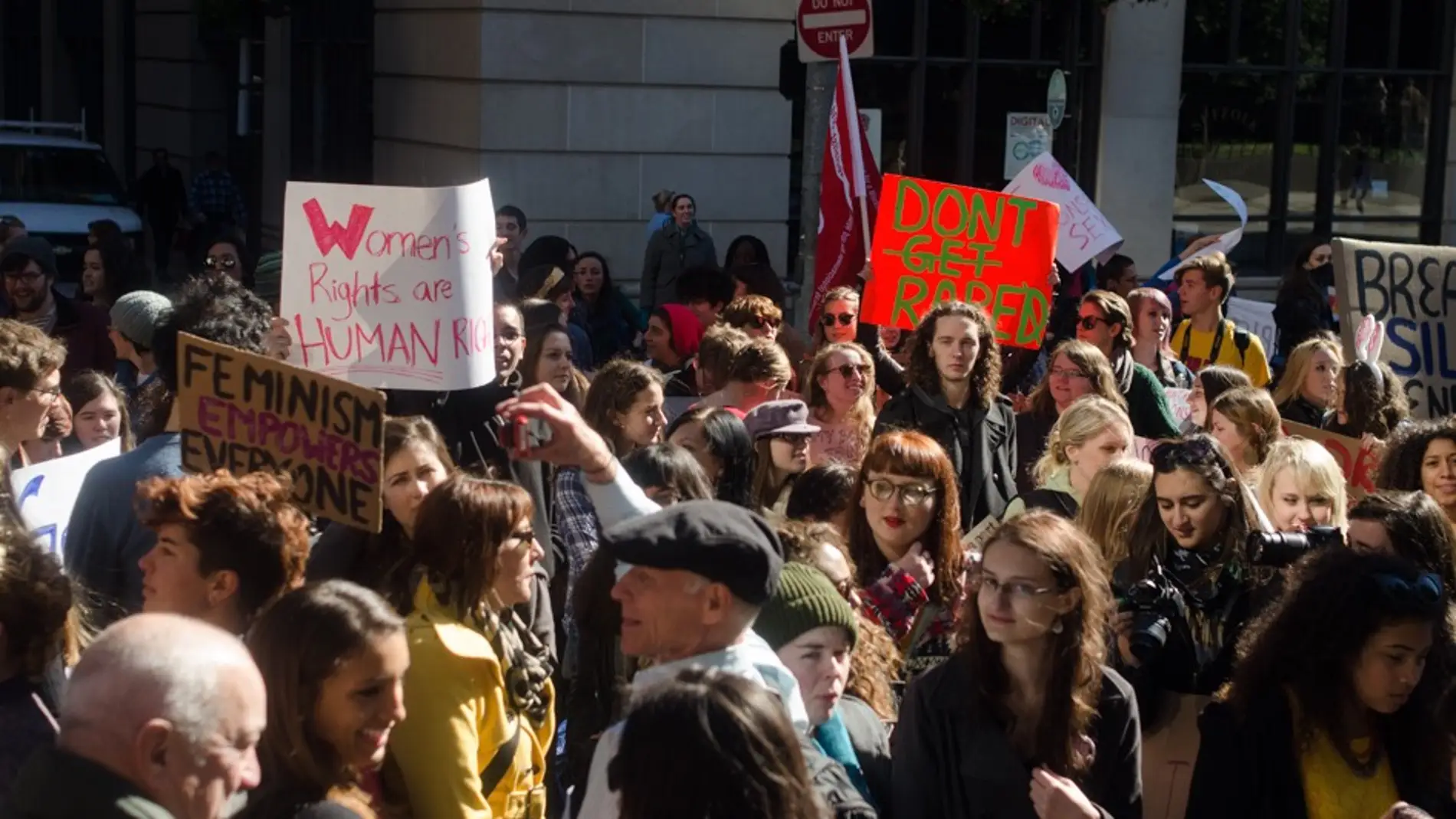 Protesta en Boston, Massachusetts