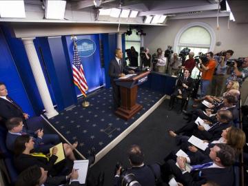 sala de prensa de la Casa Blanca