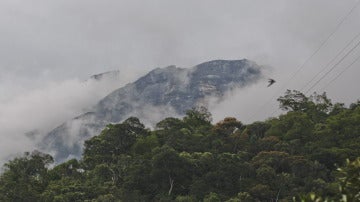 El monte Kinabalu donde ocurrió el terremoto, en la isla de Borneo