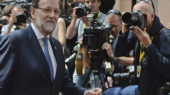 Rajoy habla ante los medios Rajoy habla ante los medios