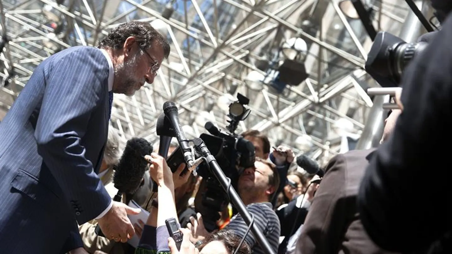 Mariano Rajoy habla ante los medios Mariano Rajoy habla ante los medios