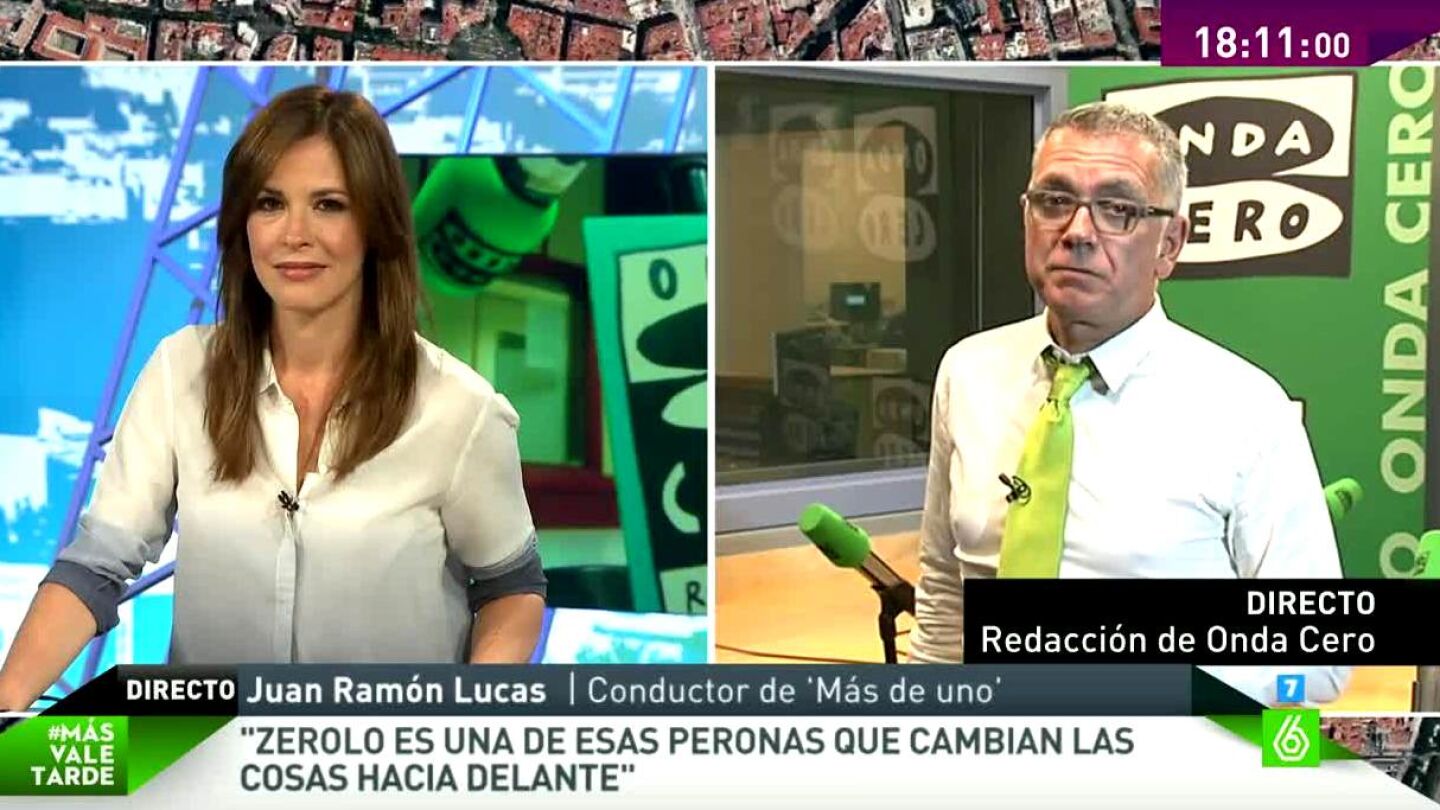 Juan Ram&oacute;n Lucas: "Llevo corbata para conmemorar el d&iacute;a mundial contra el c&aacute;ncer de pr&oacute;stata"