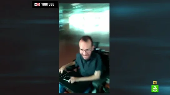 Pablo Echenique, en una carrera en sillas de ruedas Pablo Echenique, en una carrera en sillas de ruedas