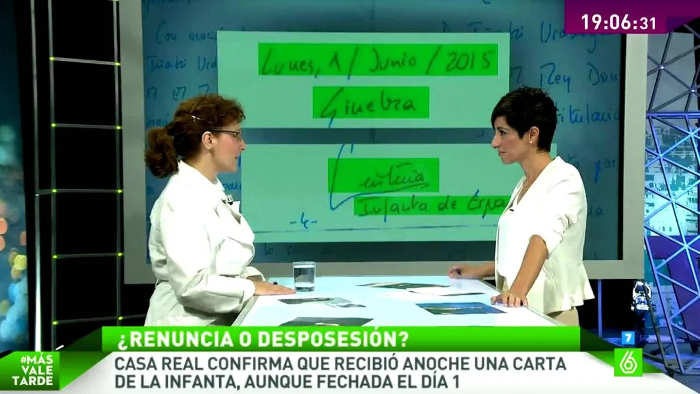 Elsa González: "La infanta Cristina cree que renunciar al ducado es reconocer su culpabilidad" Elsa González: "La infanta Cristina cree que renunciar al ducado es reconocer su culpabilidad"