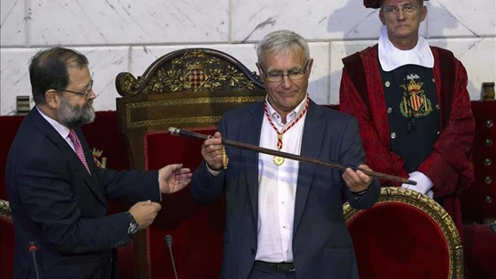Joan Ribó de Compromís, nuevo alcalde de Valencia Joan Ribó de Compromís, nuevo alcalde de Valencia
