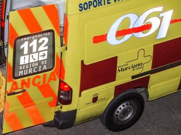Imagen de una ambulancia del 112 Región de Murcia Imagen de una ambulancia del 112 Región de Murcia