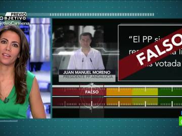 Prueba de verificación a Juanma Moreno Prueba de verificación a Juanma Moreno