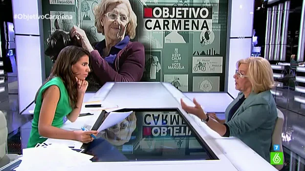 Manuela Carmena, en ‘El Objetivo’ 7 Manuela Carmena, en ‘El Objetivo’ 7