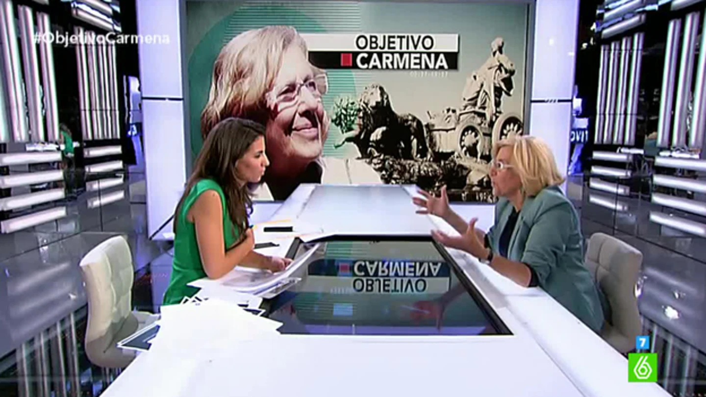 Manuela Carmena, en ‘El Objetivo’ 6 Manuela Carmena, en ‘El Objetivo’ 6