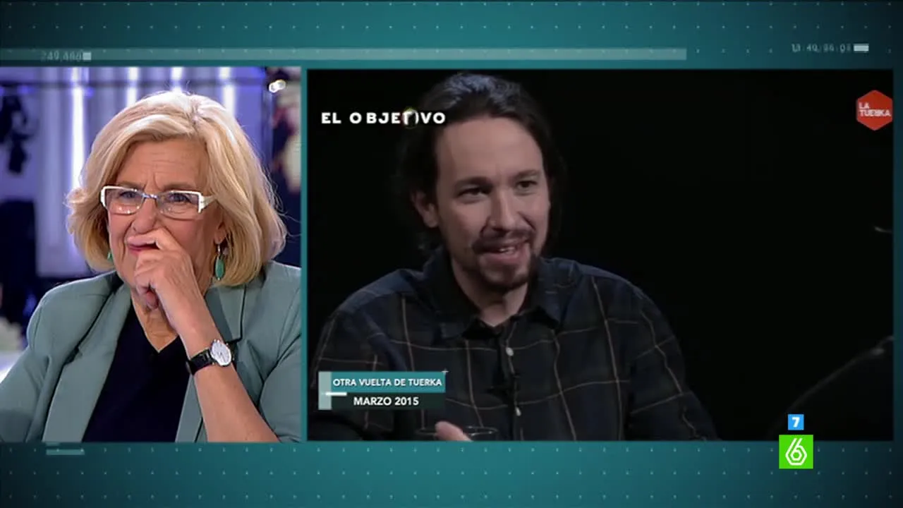 Manuela Carmena y Pablo Iglesias