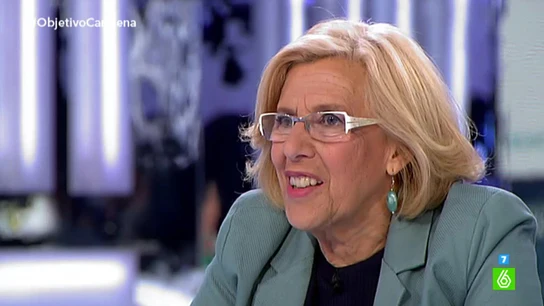 Manuela Carmena, en ‘El Objetivo’ 1 Manuela Carmena, en ‘El Objetivo’ 1