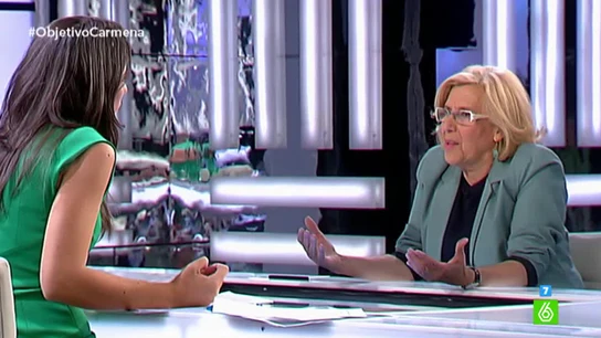 Manuela Carmena, en ‘El Objetivo’ 3 Manuela Carmena, en ‘El Objetivo’ 3
