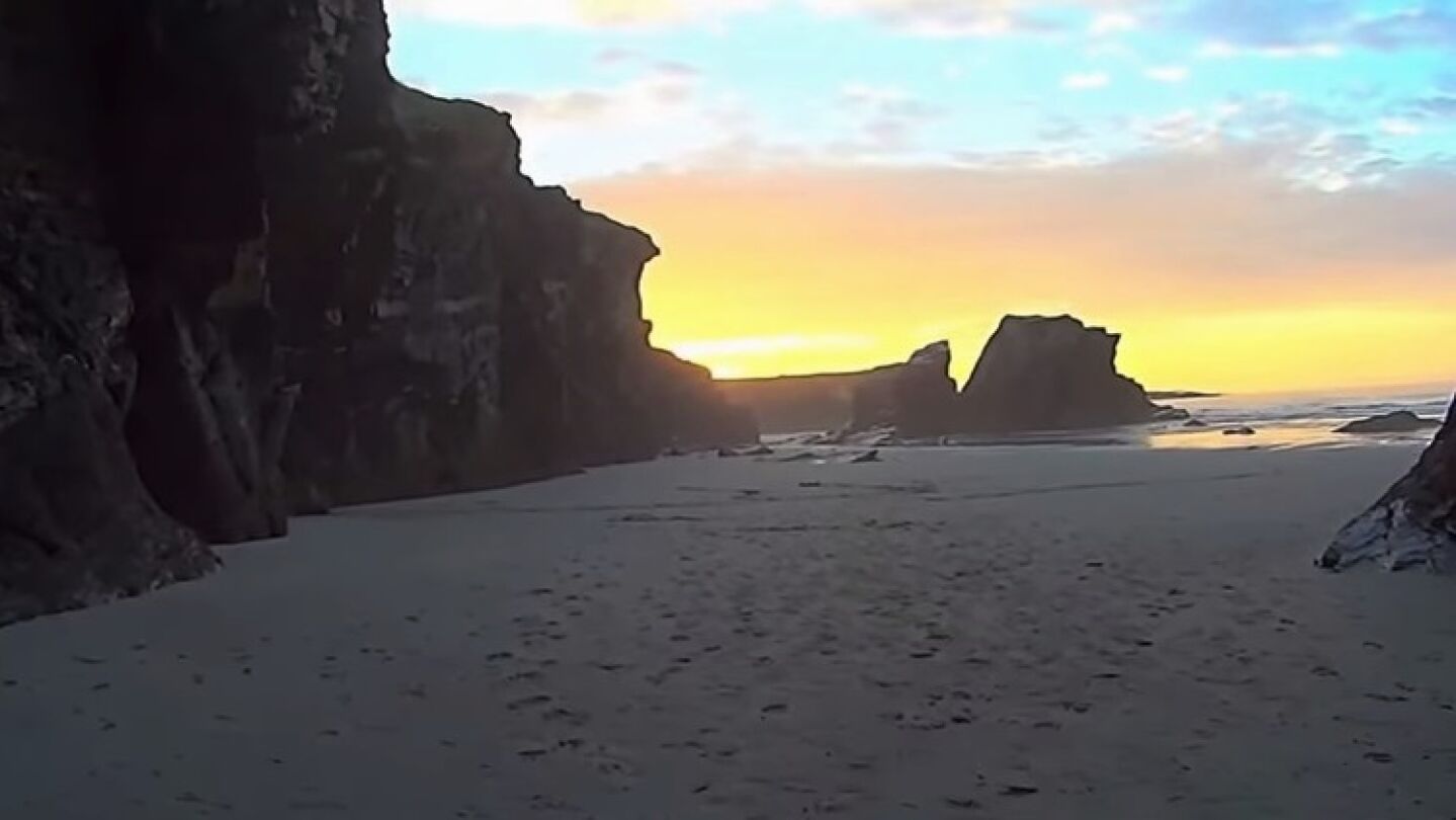 Playa de las catedrales en Ribadeo
