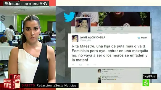 Beatriz Zamorano analiza los insultos a Maestre Beatriz Zamorano analiza los insultos a Maestre