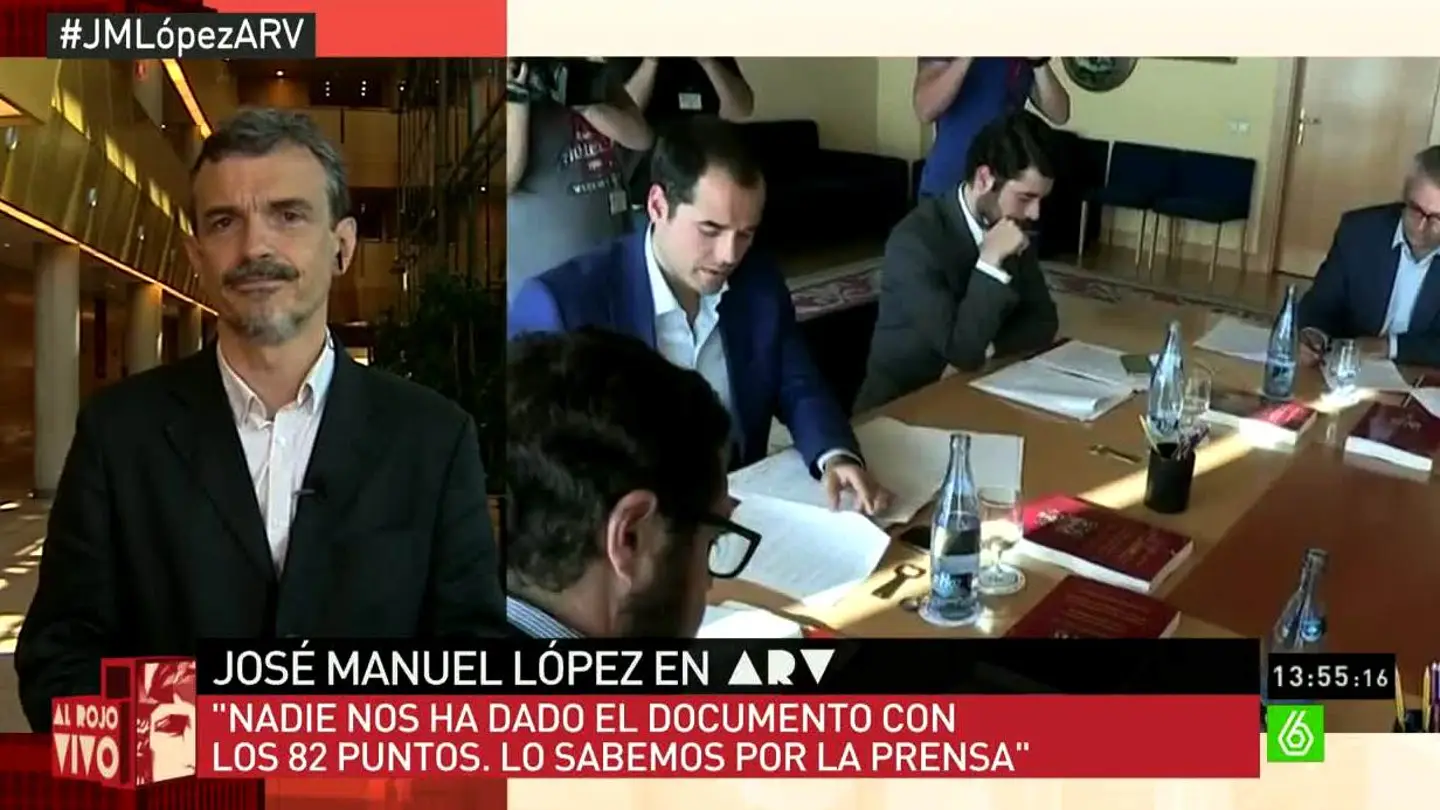 José Manuel López habla en ARV José Manuel López habla en ARV