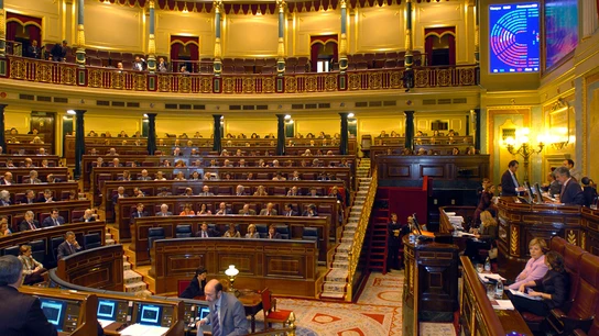 Vista general del hemiciclo del Congreso Vista general del hemiciclo del Congreso