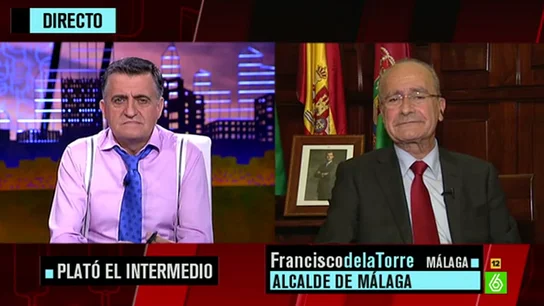 El alcalde de Málaga Francisco de la Torre, conecta con 'El Intermedio' El alcalde de Málaga Francisco de la Torre, conecta con 'El Intermedio'