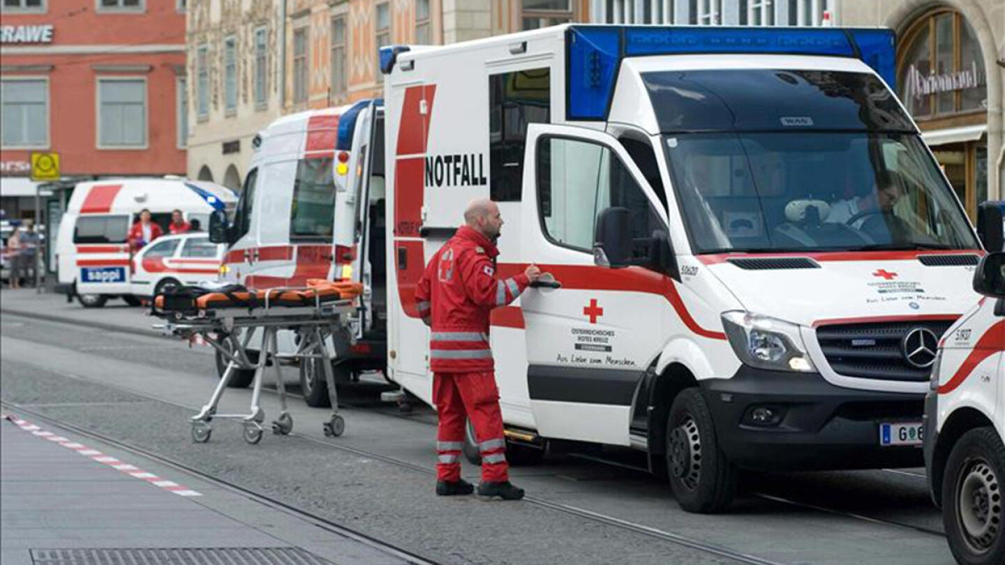 Atropello m&uacute;ltiple en Austria 