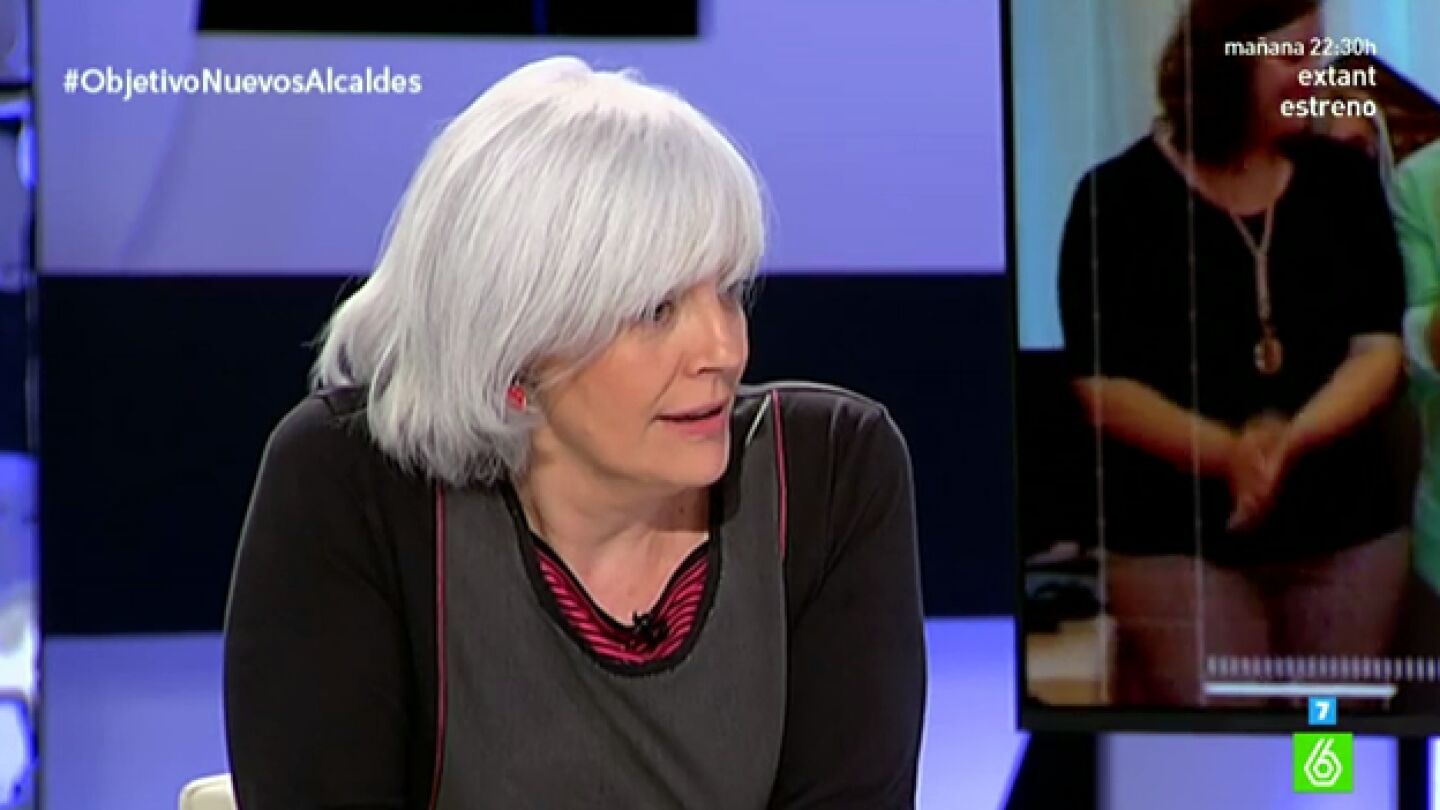La alcaldesa de Badalona Dolores Sabater, en El Objetivo