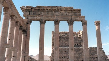 El templo de Bel, dentro de las ruinas de Palmira