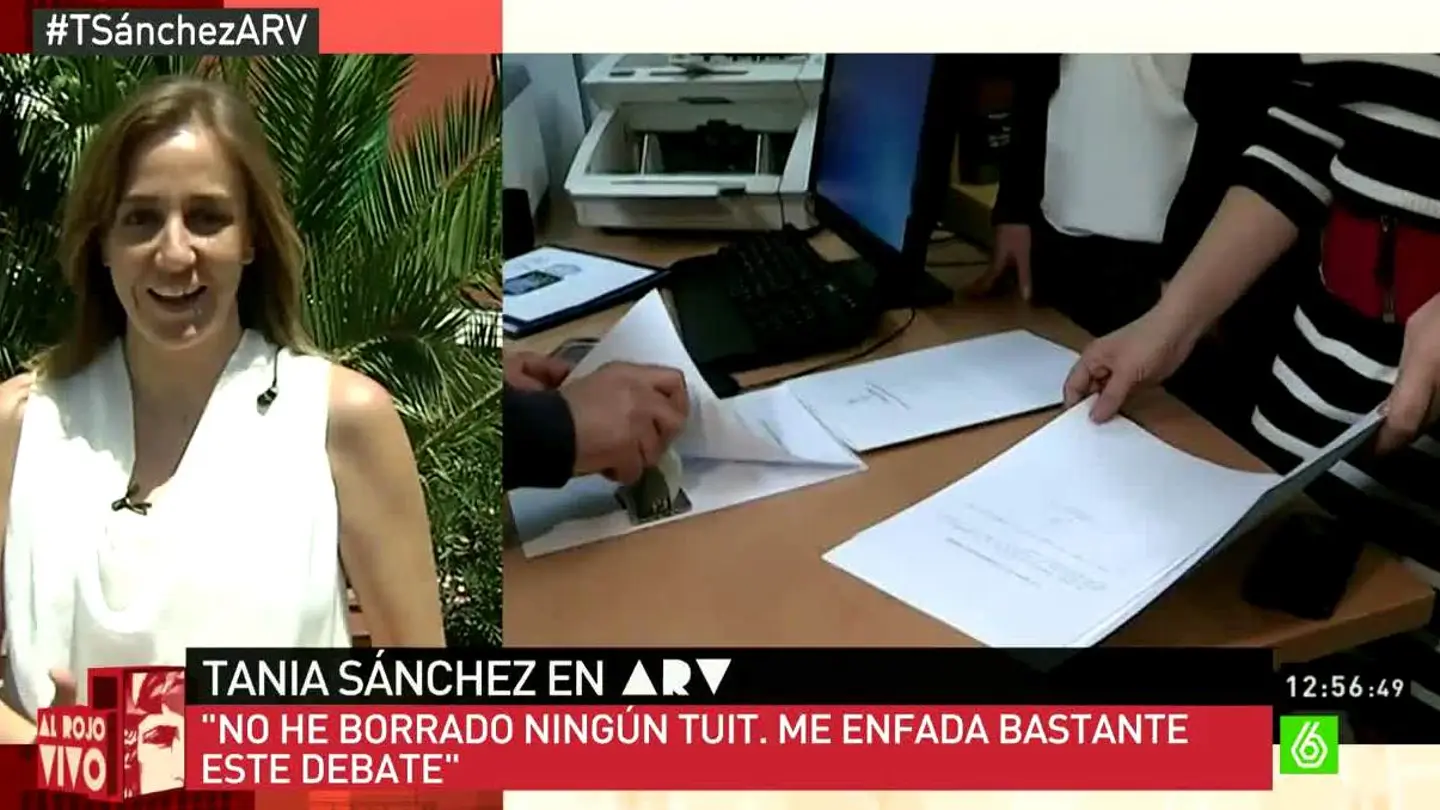 Tania Sánchez en ARV Tania Sánchez en ARV